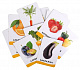миниатюра Росмэн 20988 Овощи, фрукты, ягоды (Разв. карточки 0+)