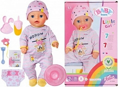 831 960 Baby Born Интерактивная кукла Little Soft Touch