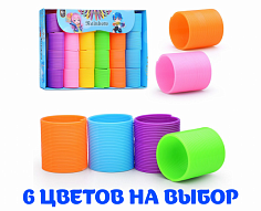 62620A-6 Пружинка-радуга "Яркие краски" в коробке