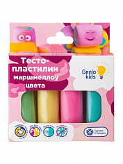 TA1088V Набор для детской лепки "Тесто-пластилин 4 цвета. Маршмеллоу цвета"