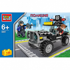 LL-3026-R Конструктор "город мастеров" полиция: перехват в русс. кор.