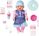 миниатюра 831533 кукла BABY BORN голубая шапочка и розовая соска