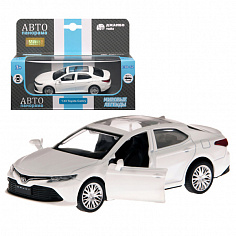 1251030JB ТМ "Автопанорама" Машинка металл. 1:43 Toyota Camry, белый, откр. двери, инерция, в/к 17,5