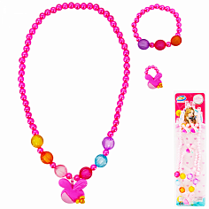 ZY978171/YS0301121 Набор бижутерии AG5-1 бусики на блист.