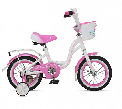Фото FLORINA-N12-1 Велосипед FLORINA-N12-1 (бело-розовый)