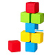 миниатюра 332 Мякиши Игрушка Кубики 4 цвета
