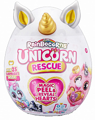 9262 Игровой набор Zuru сюрприз Rainbocorns Unicorn Rescue, единорог с аксе-ми, ассорт