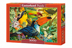 Пазлы C-300433 Туканы, 3000 деталей Castor Land