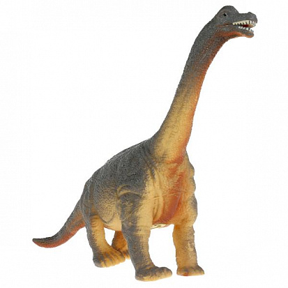Фото ZY488953-IC Игрушка пластизоль динозавр брахиозавр 31*9*26 см, хэнтэг, звук ИГРАЕМ ВМЕСТЕ