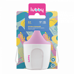 LUBBY28613 арт.28613/12 Кружка-поильник с тверд. нос., от 6 мес., 150 мл., РР