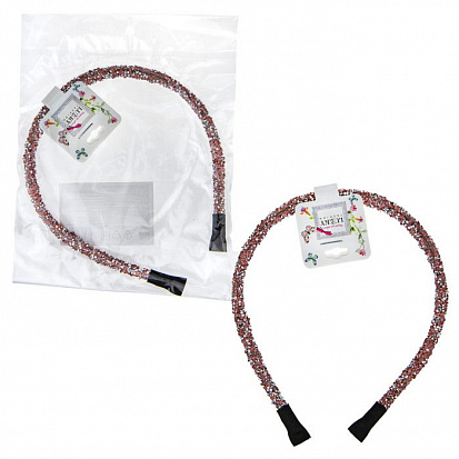 Фото товара Т21503 Lukky Fashion ободок 1 шт (3 цвета) розовый, серебряный, золотой (10702070/081121/0362279)