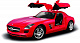 миниатюра 47600R Машина р/у 1:14 Mercedes-Benz SLS AMG, цвет красный 27MHZ