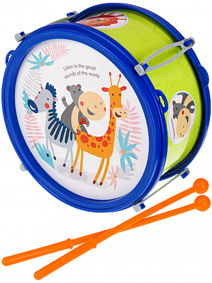 ИМ-5846 Барабан "Музыкальные друзья" 16см (в пакете) (Арт. ИМ-5846) фото