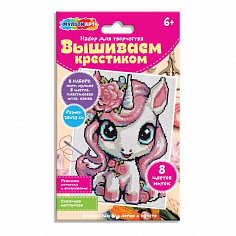 VSH-121706 Вышивка единорожка МУЛЬТИ АРТ