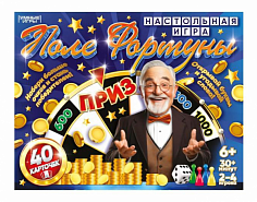 4630395007696 Поле Фортуны. Настольная игра-викторина. 40 карточек. 450х350х40 мм. Умные игры