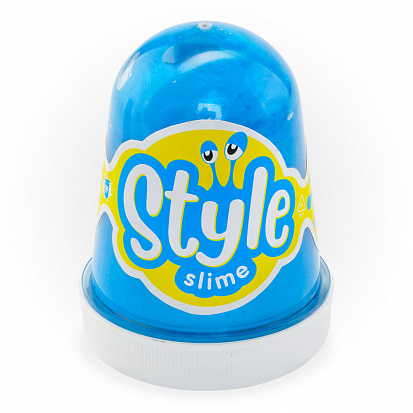 Фото товара LORI Сл-016 STYLE SLIME "Голубой с ароматом тутти-фрутти", 130мл.