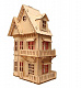 миниатюра Д-001 Сборная игрушка "Кукольный домик" Габариты игрушки: 81/45 см/29 см