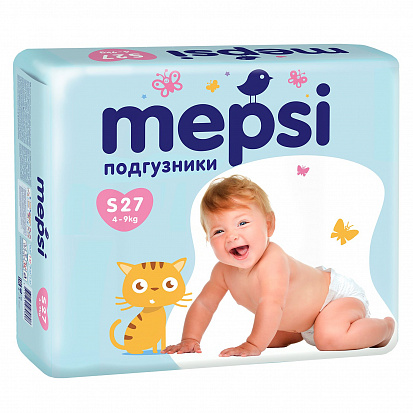 Фото Подгузник детский Mepsi S 4-9 27 шт