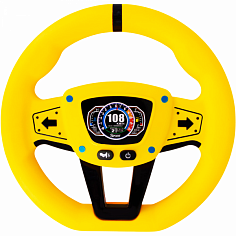 FCJ1442406 Руль муз. Levatoys MK2192E-67 желтый в пак.