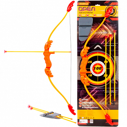 Фото товара 66774 Лук "Орёл", стрелы, колчан 66774 П-Е /8/