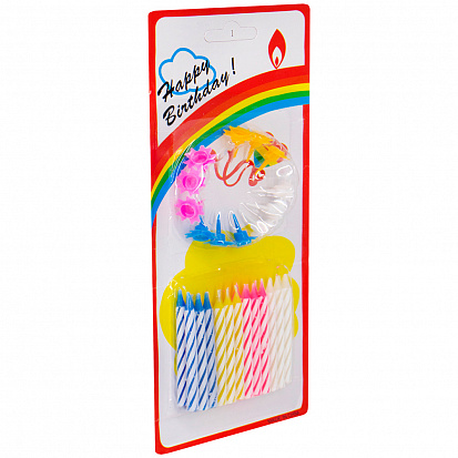 Фото товара FG240525037L Свеча для торта 12 шт. 5 см FG240525037L