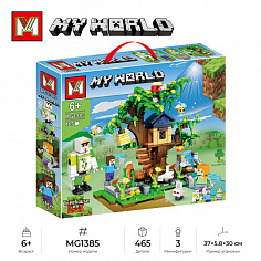 MG1385 Конструктор Minger My World: Дом на дереве, 465 дет. (MG1385)
