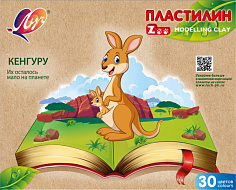 Пластилин ЛУЧ "ZOO", 30 цв. (31С 2064-08)