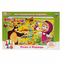 4690590085288 НАСТОЛЬНАЯ ИГРА-ХОДИЛКА "УМКА" "МАШИ И МЕДВЕДЬ" В РУСС. КОР.