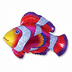 Шарик фигура с гелием рыба-клоун 36"/91см 901632F