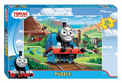 Фото СтепПазл 90032 Мозаика "puzzle" maxi 24 "Томас и его друзья" (Галейн (Томас) Лимитед)