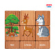 миниатюра МТ 15203 Набор кубиков на оси "Лесные животные" 