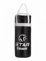 IT107823 Боксерская груша "STAR TEAM", цвет черный, вес 4 кг, в сетке 50 см