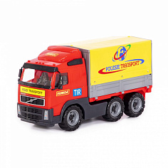 ПОЛЕ8763 "Volvo", автомобиль бортовой тентовый (в сеточке)