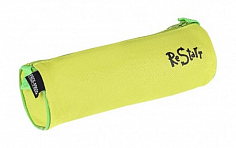 ПП-ПН-2088 Пенал-тубус ЗЕЛЕНЫЙ мягкий на молнии 210*75*75мм