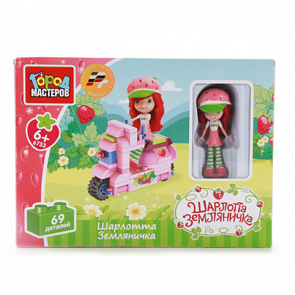 BB-6733-R Конструктор "город мастеров" шарлотта земляничка, 69дет. в русс. кор. фото