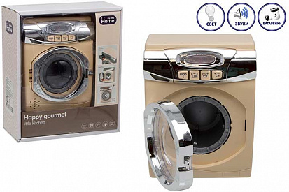 Фото товара 200645801 Игровой набор "Стиральная машина", свет/звук, на батарейках, в коробке