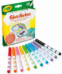 Crayola 58-8333 Фломастеры для росписи ткани 10шт.
