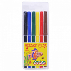 КМ4602723003809 Фломастеры КАЛЯКА-МАЛЯКА, 6 цветов (24/480) (ФКМ06) (038259)