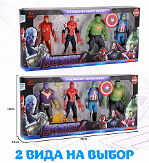 MA-05 Набор фигурок Мстители: Герои, 16см (свет), 4шт в уп., 2 вида в ассорти [цена за уп.] (MA-05)