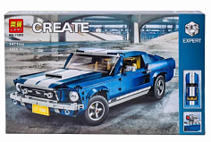 Г11293 Конструктор BELA Создатель Ford Mustang 1967 GT 500. 1471 деталей. 53х33х11.5 см. 11293(10)