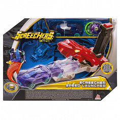 36573 Дикие Скричеры. Скричер-катапульта красная+машинка TM Screechers Wild