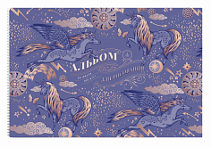 ПП-24-5121 Альбом 24л А4 СКАЗОЧНЫЕ ЖИВОТНЫЕ, цветная спираль