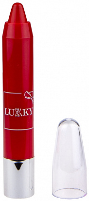 Фото Lukky Т16765 помада-карандаш д.губ выдвижн. 3,5 г,красный, блистер 