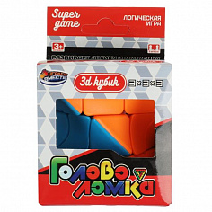L045-H24197-R Логическая игра кубик-спираль 3х3, кор.6*6*9см ИГРАЕМ ВМЕСТЕ