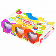 LORI Пт-014 Радужный песок. Набор из 6 цветов по 140 гр, 