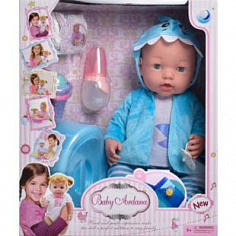 A558C кукла baby ardana в голубой кофте