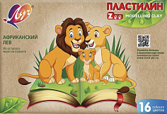 Пластилин ЛУЧ "ZOO", 16цв, (14) (29С 1723-08)