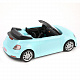 миниатюра 6622-B Машина-кабриолет для куклы голуб., 44см, свет, звук, батар.AG13*3шт. вх.в комп.