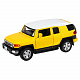 миниатюра 1251389JB ТМ "Автопанорама" Машинка металл. 1:32 Toyota FJ Cruiser,желтый, инерция, свет, звук, откр