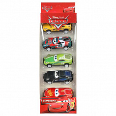 RR-SET-0018-R (288) Машина металл тачки набор 7 см, 5 шт,в ассорт, кор. Технопарк